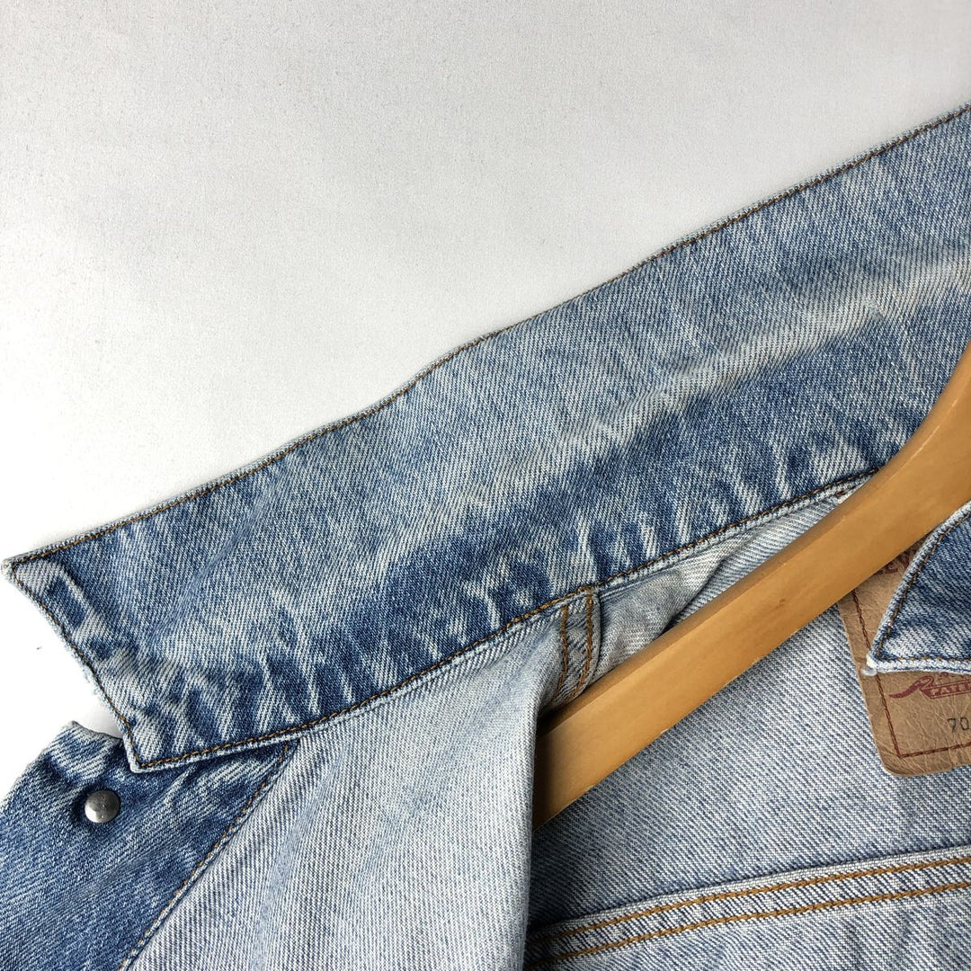 Levi's 70503-02 Denim Jacket, Men's Size L cotton blue type Vintage Second Hand