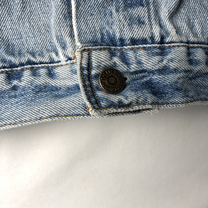 Levi's 70503-02 Denim Jacket, Men's Size L cotton blue type Vintage Second Hand