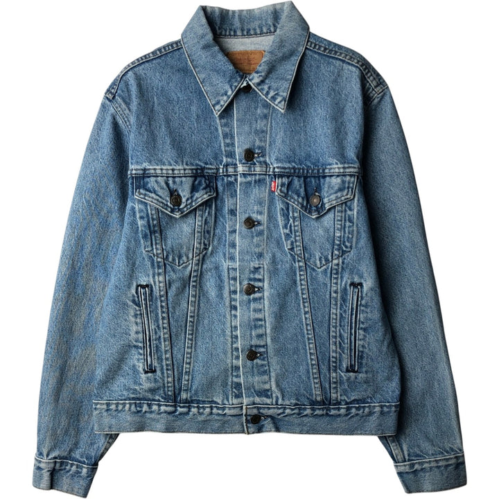 Levi's 70506-0214 Denim Jacket (G-Jean) - Made in USA - Men's Size S (approx.) cotton blue type Vintage Second Hand