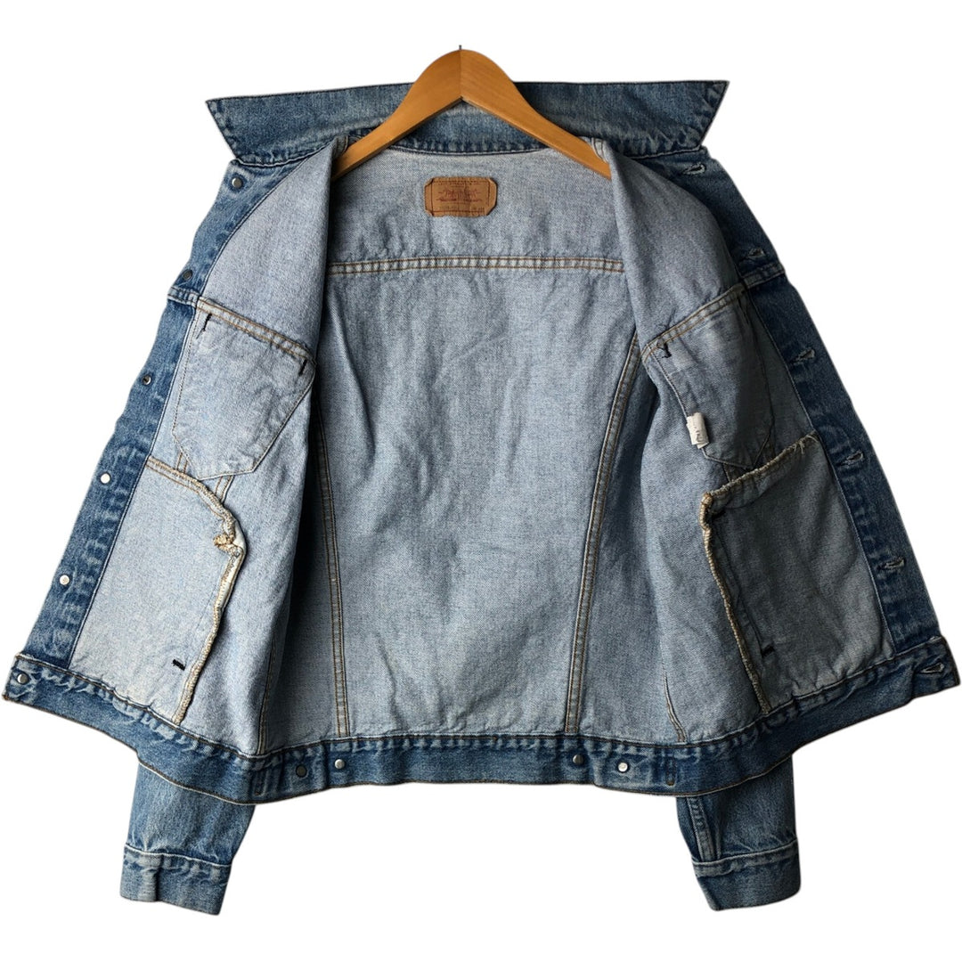 Levi's 70506-0214 Denim Jacket (G-Jean) - Made in USA - Men's Size S (approx.) cotton blue type Vintage Second Hand
