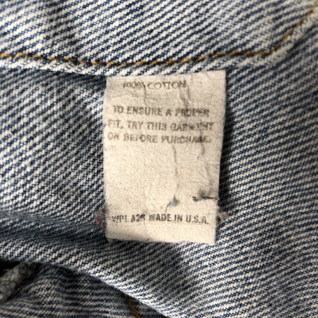 Levi's 70506-0214 Denim Jacket (G-Jean) - Made in USA - Men's Size S (approx.) cotton blue type Vintage Second Hand