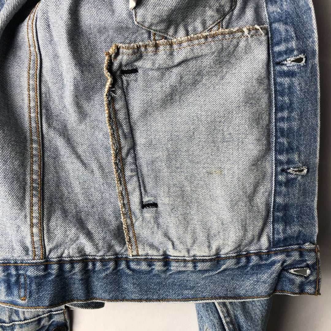 Levi's 70506-0214 Denim Jacket (G-Jean) - Made in USA - Men's Size S (approx.) cotton blue type Vintage Second Hand