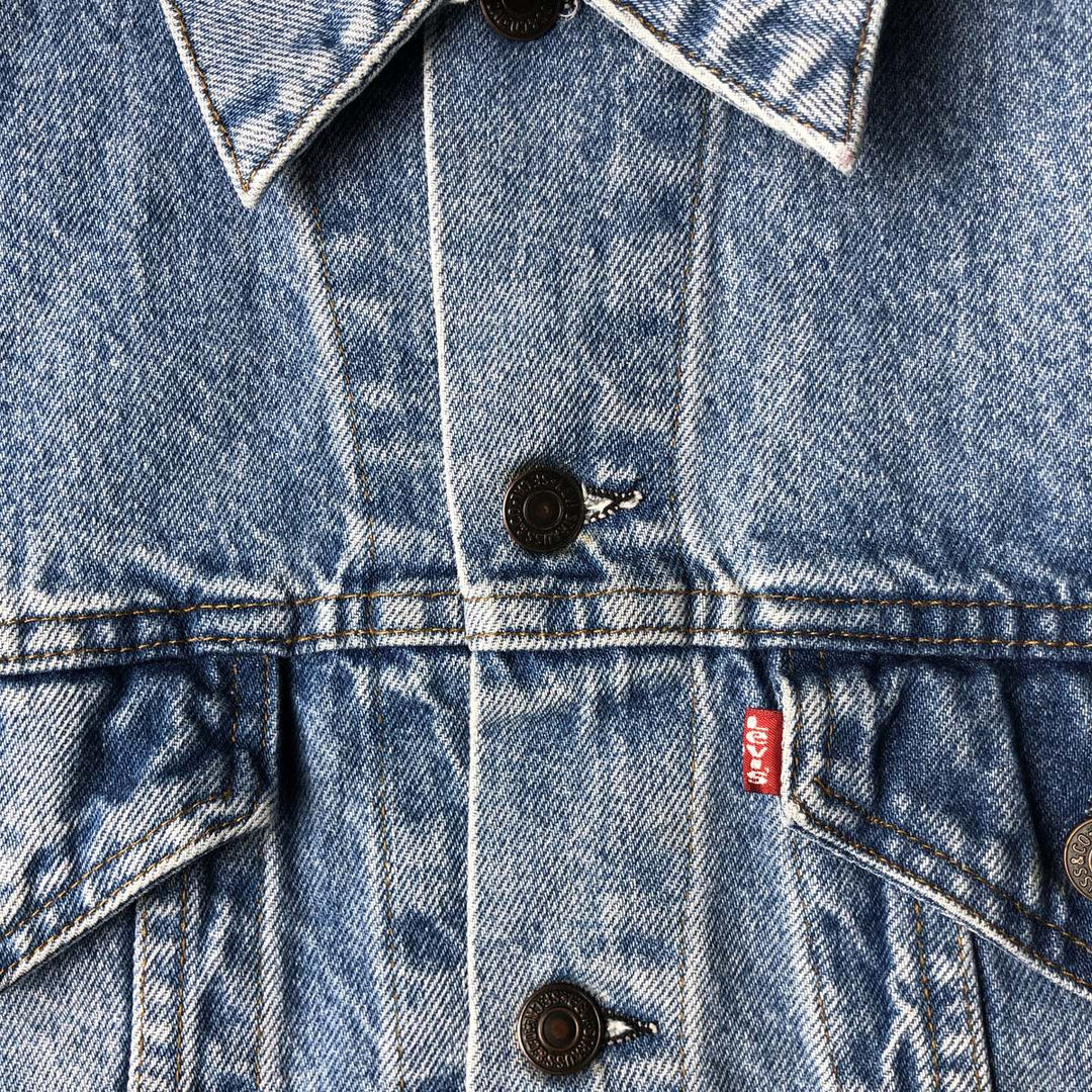 Levi's 70506-0214 Denim Jacket (G-Jean) - Made in USA - Men's Size S (approx.) cotton blue type Vintage Second Hand