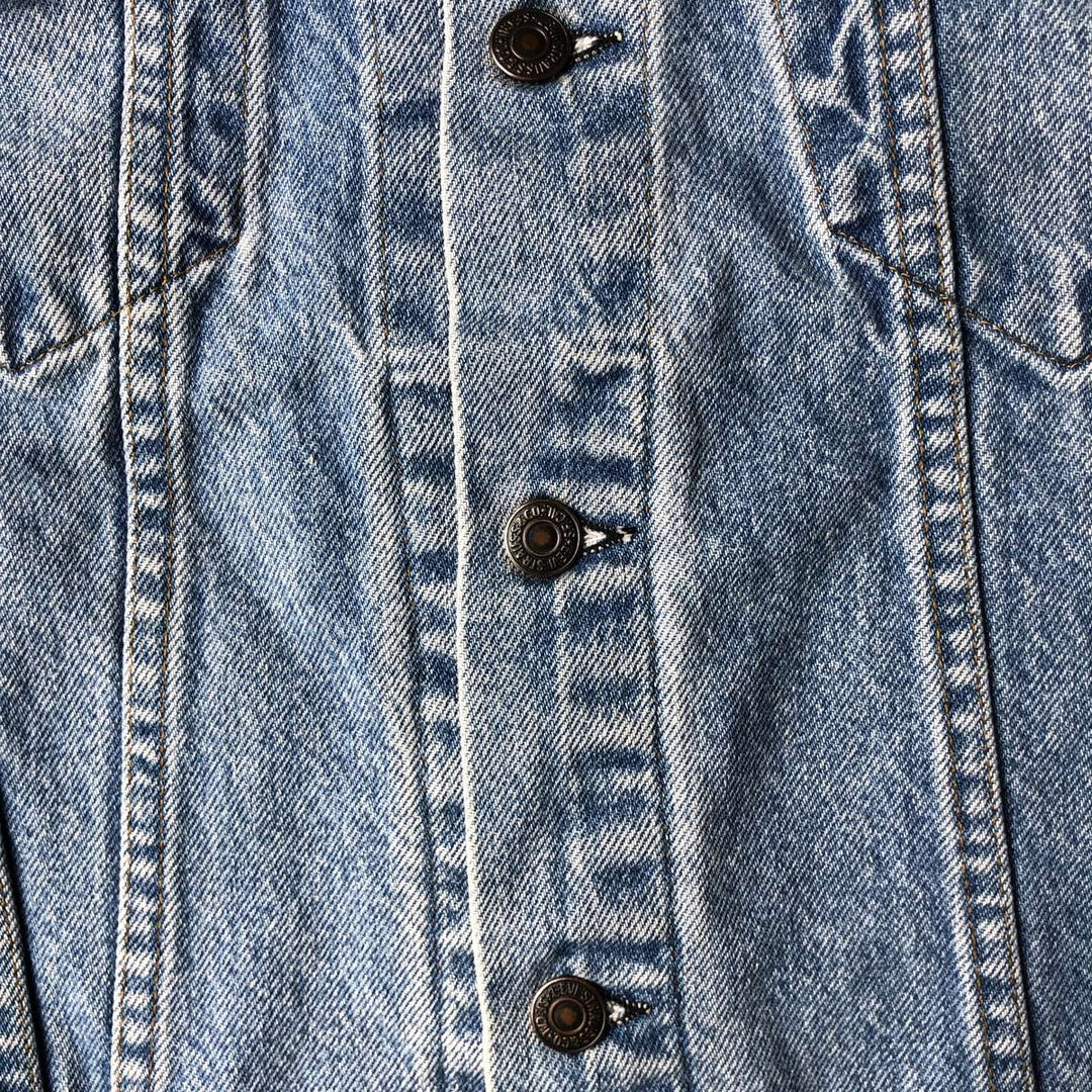 Levi's 70506-0214 Denim Jacket (G-Jean) - Made in USA - Men's Size S (approx.) cotton blue type Vintage Second Hand