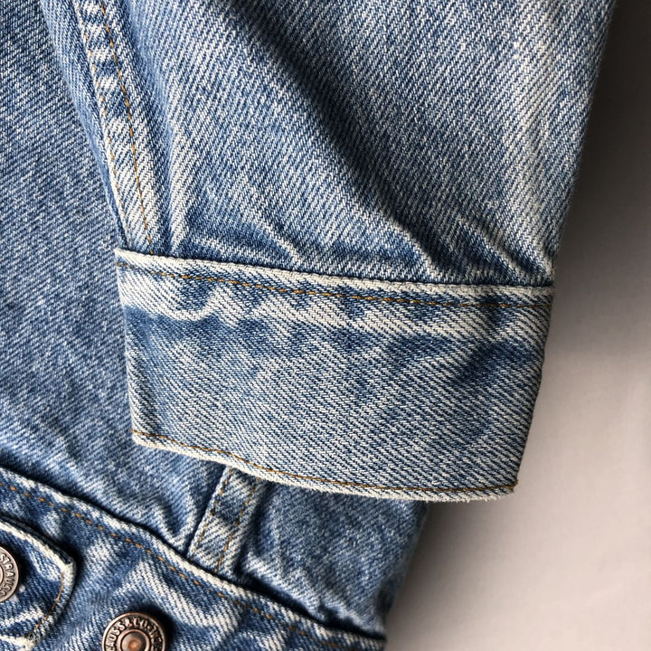 Levi's 70506-0214 Denim Jacket (G-Jean) - Made in USA - Men's Size S (approx.) cotton blue type Vintage Second Hand
