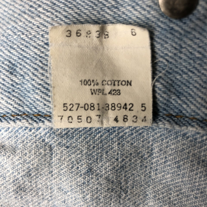 Levi's 70507-4834 Denim Jacket (G-Jean) - Made in USA - Men's Size L (approx.) unclear blue type Vintage Second Hand