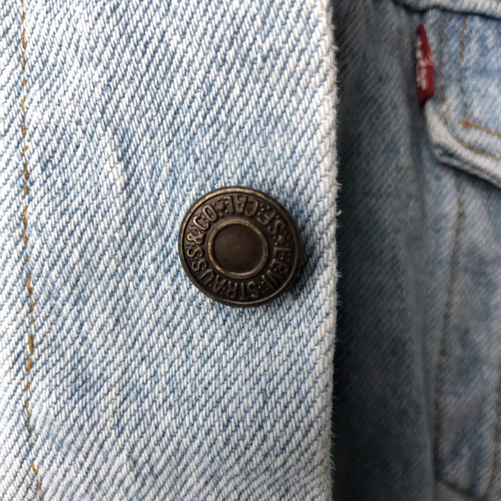Levi's 70507-4834 Denim Jacket (G-Jean) - Made in USA - Men's Size L (approx.) unclear blue type Vintage Second Hand