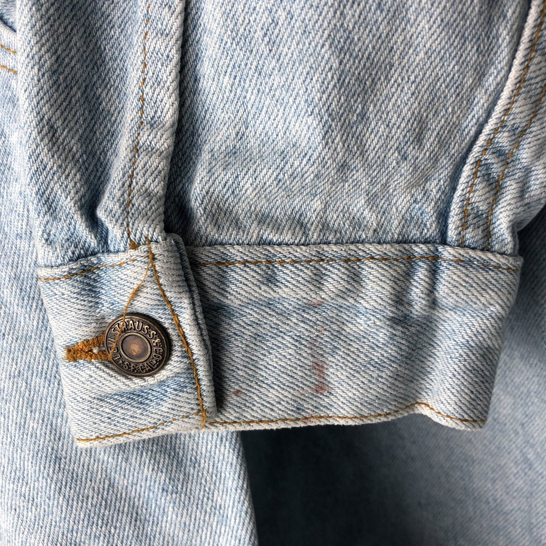 Levi's 70507-4834 Denim Jacket (G-Jean) - Made in USA - Men's Size L (approx.) unclear blue type Vintage Second Hand