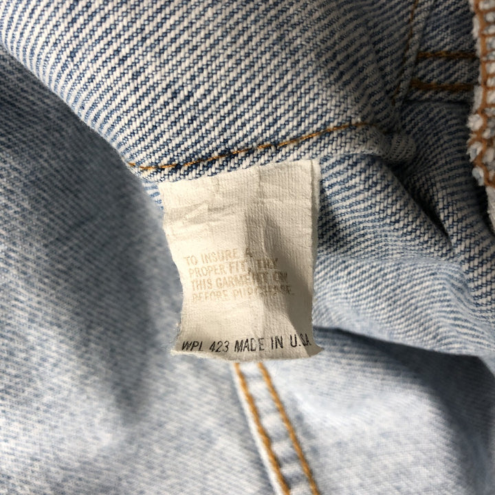 Levi's denim jacket, made in the USA, men's size M unclear blue type Vintage Second Hand