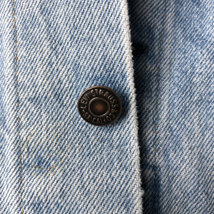 Levi's denim jacket, made in the USA, men's size M unclear blue type Vintage Second Hand
