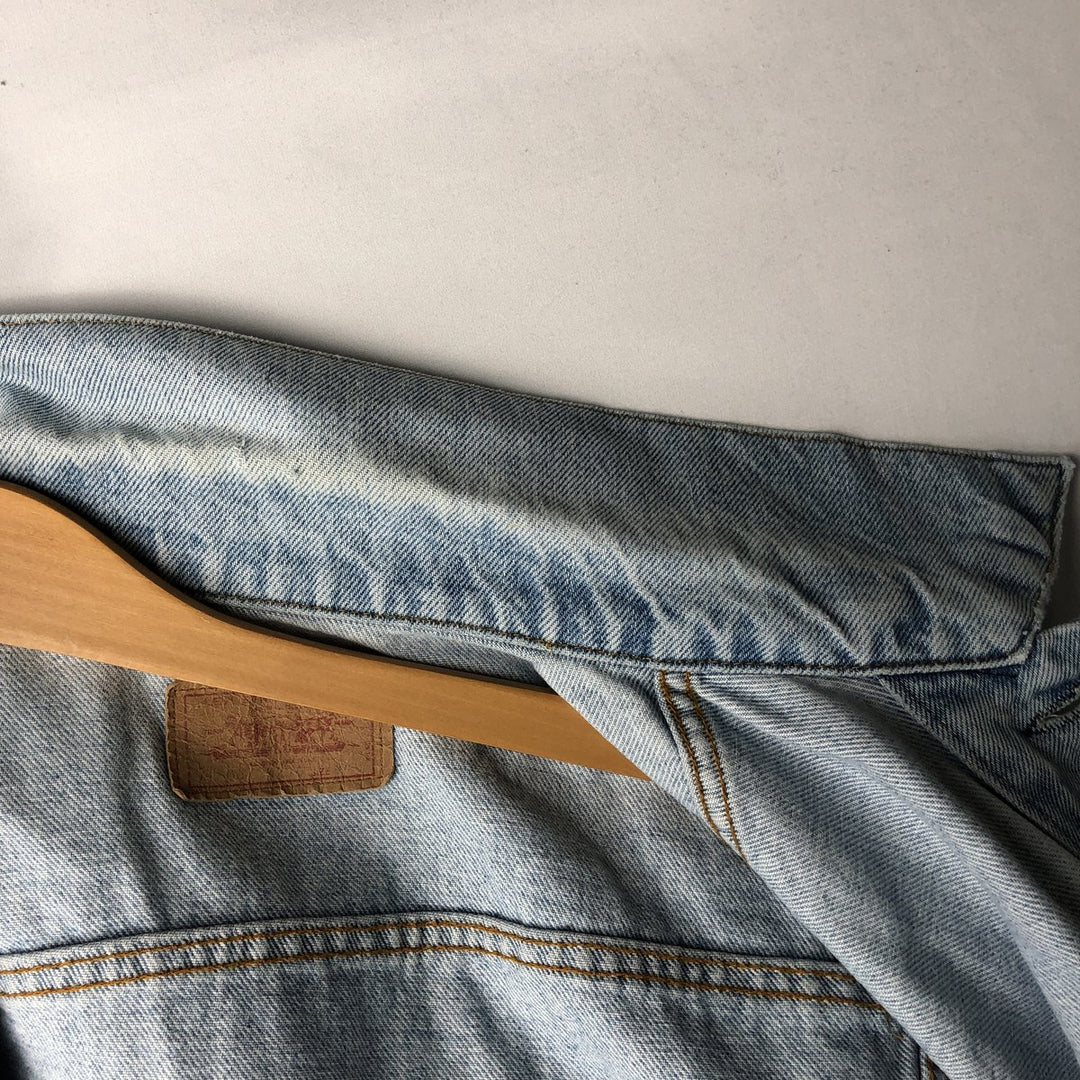 Levi's denim jacket, made in the USA, men's size M unclear blue type Vintage Second Hand