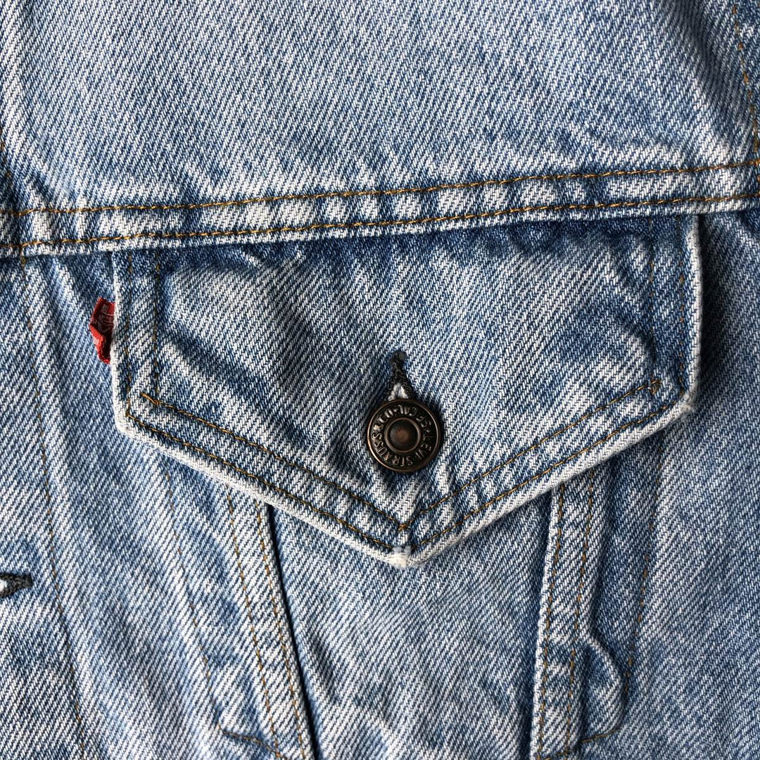 Levi's denim jacket, made in the USA, men's size M unclear blue type Vintage Second Hand