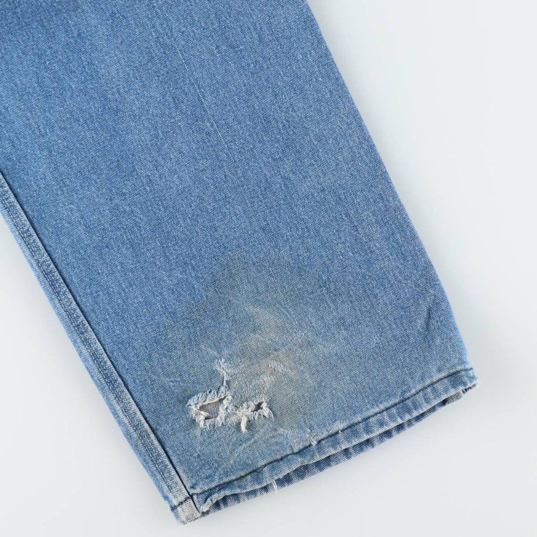 Dickies Men's Oversized Denim Overalls (equivalent to W40) cotton Blue type light blue Vintage Second Hand