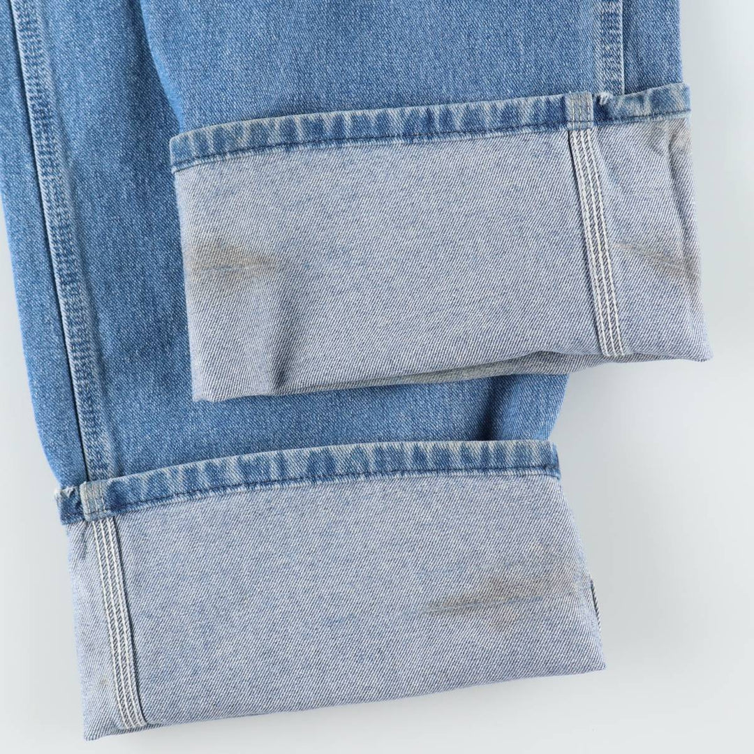 Dickies Men's Oversized Denim Overalls (equivalent to W40) cotton Blue type light blue Vintage Second Hand