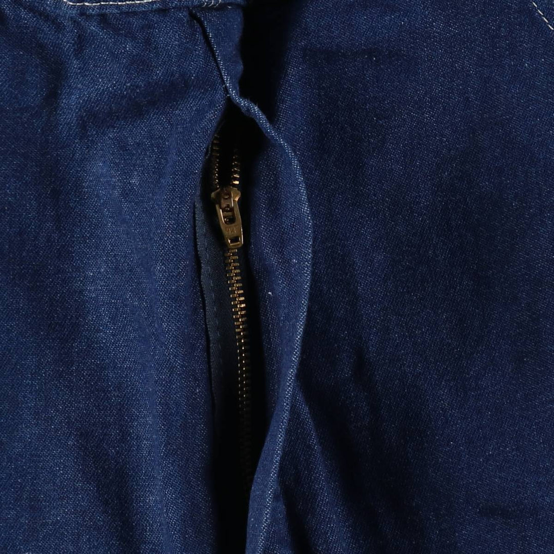 Dickies denim overalls for men, equivalent to W35 cotton blue type Vintage Second Hand