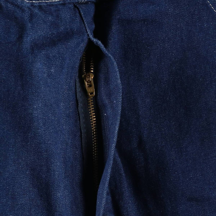 Dickies denim overalls for men, equivalent to W35 cotton blue type Vintage Second Hand