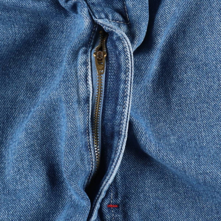 Dickies denim overalls for men, equivalent to W35 cotton Blue type light blue Vintage Second Hand