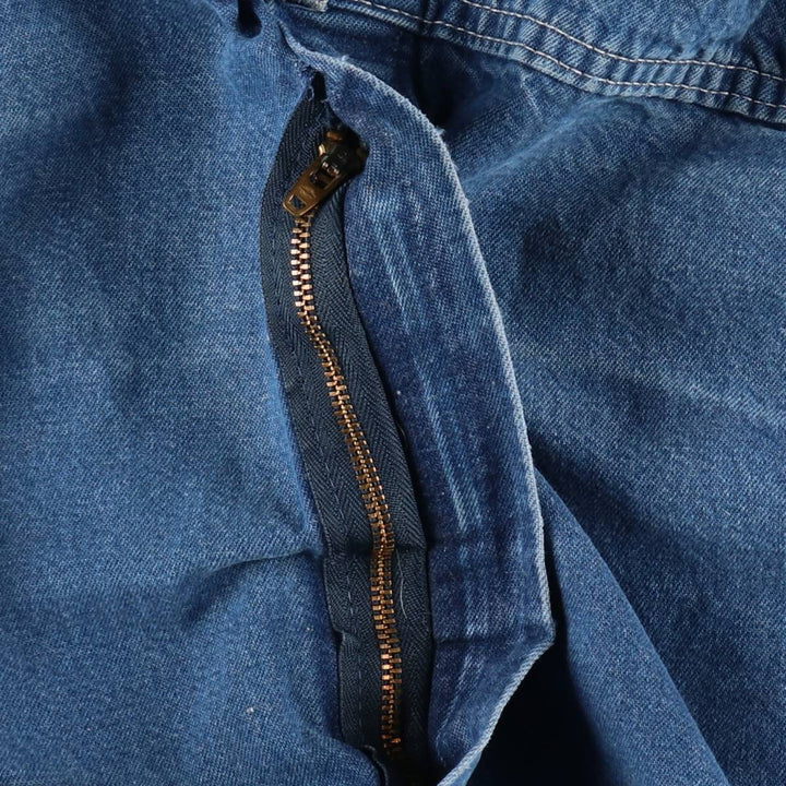 Big size Dickies denim overalls for men, equivalent to W46. cotton Blue type light blue Vintage Second Hand