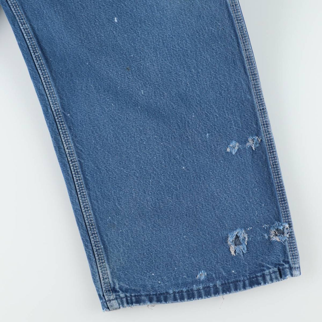 Big size Dickies denim overalls for men, equivalent to W46. cotton Blue type light blue Vintage Second Hand
