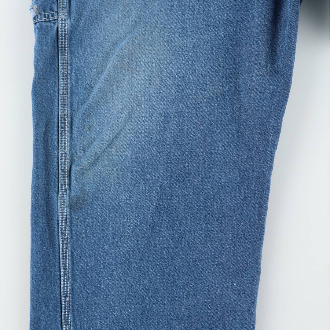 Big size Dickies denim overalls for men, equivalent to W46. cotton Blue type light blue Vintage Second Hand