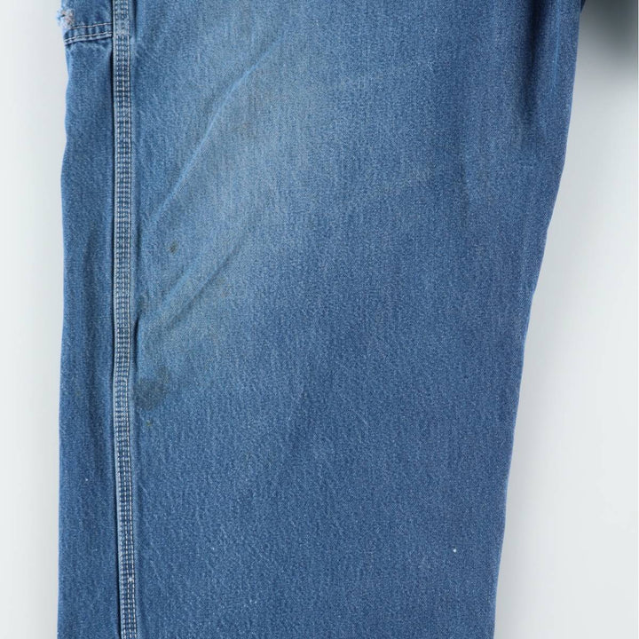 Big size Dickies denim overalls for men, equivalent to W46. cotton Blue type light blue Vintage Second Hand