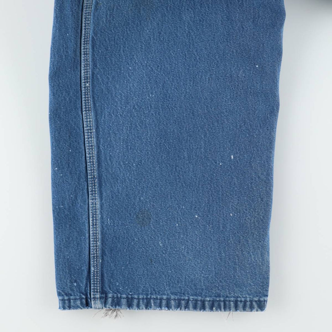 Big size Dickies denim overalls for men, equivalent to W46. cotton Blue type light blue Vintage Second Hand