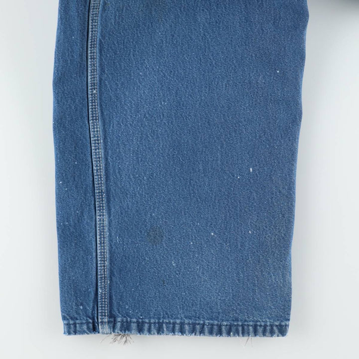 Big size Dickies denim overalls for men, equivalent to W46. cotton Blue type light blue Vintage Second Hand