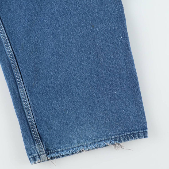 Big size Dickies denim overalls for men, equivalent to W46. cotton Blue type light blue Vintage Second Hand