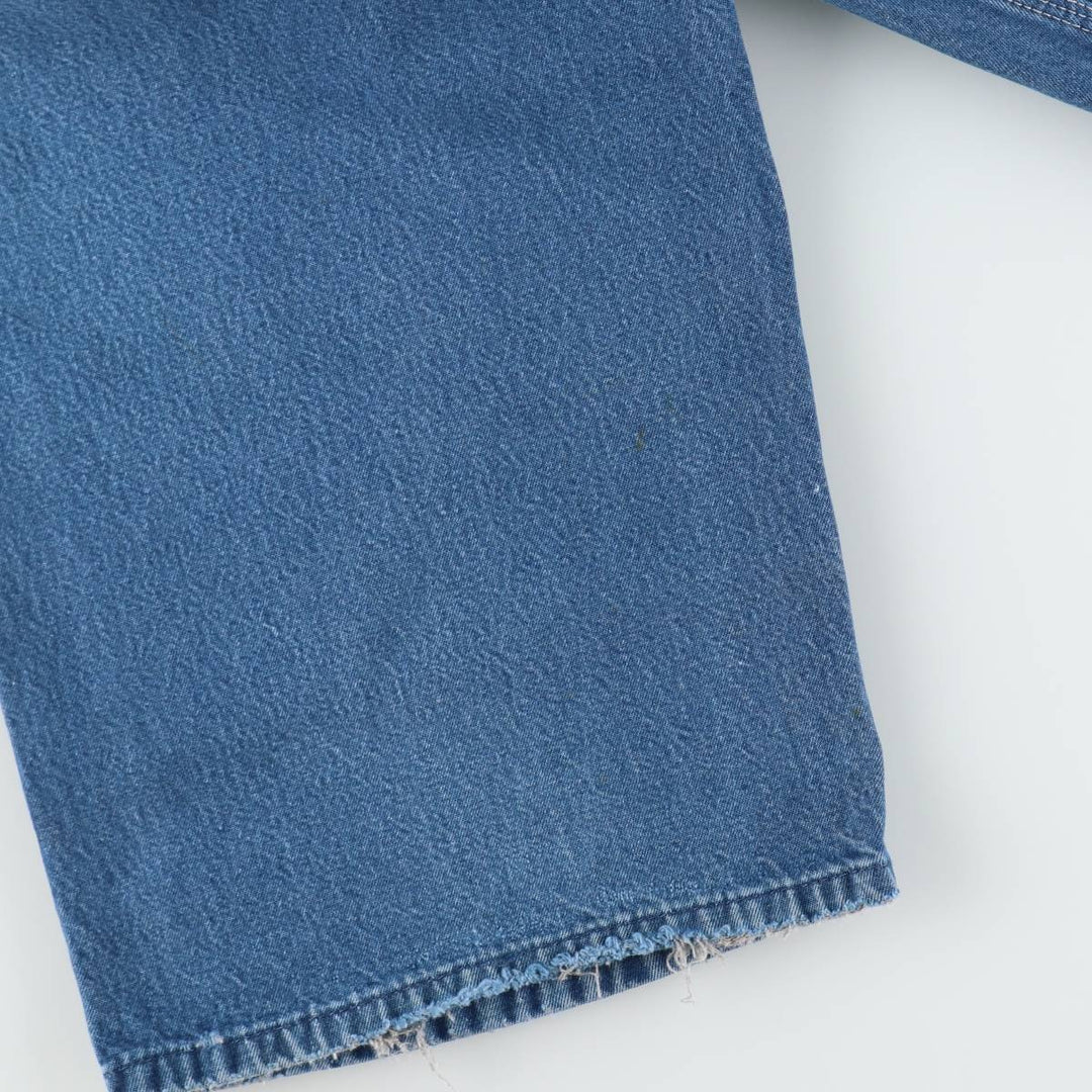 Big size Dickies denim overalls for men, equivalent to W46. cotton Blue type light blue Vintage Second Hand