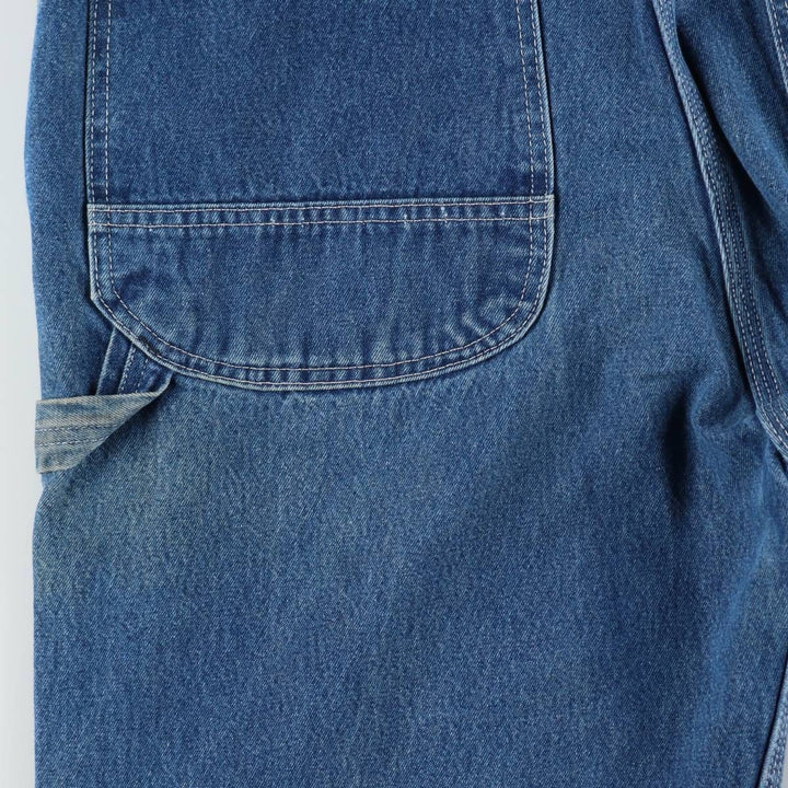 90'S Key denim overalls, men's size W37 (approx.), vintage. cotton blue type Vintage Second Hand