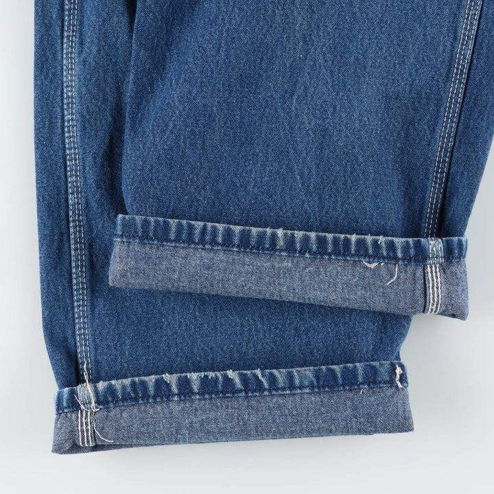 90'S Key denim overalls, men's size W37 (approx.), vintage. cotton blue type Vintage Second Hand