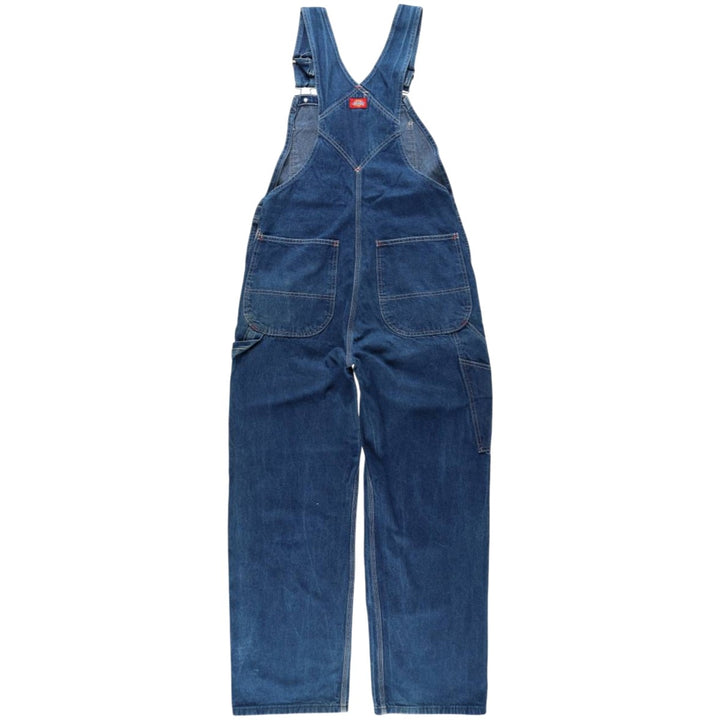 Dickies denim overalls for men, equivalent to w36 unclear blue type Vintage Second Hand