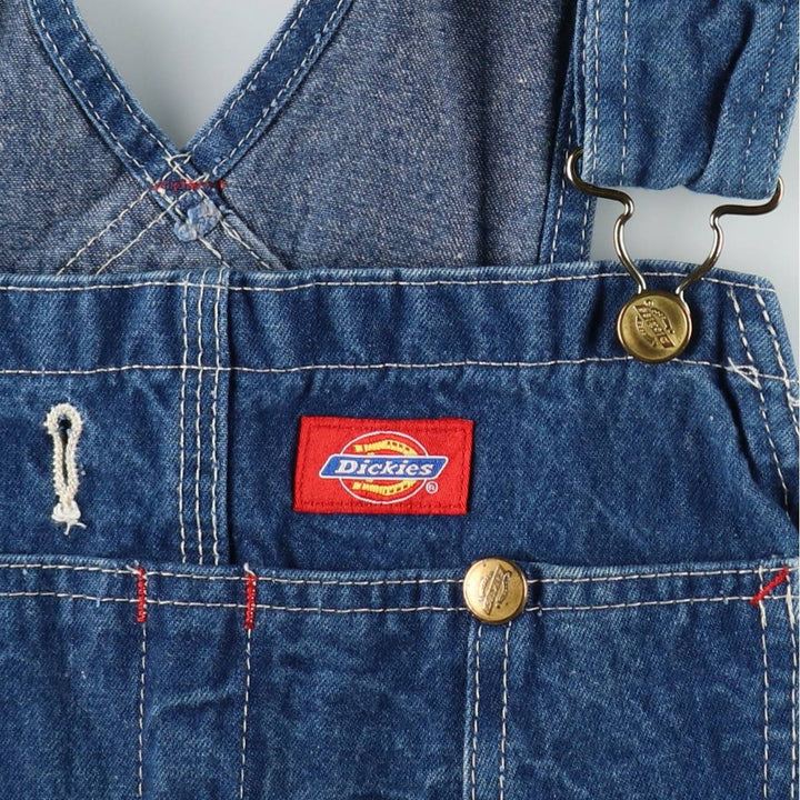 Dickies denim overalls for men, equivalent to w36 unclear blue type Vintage Second Hand