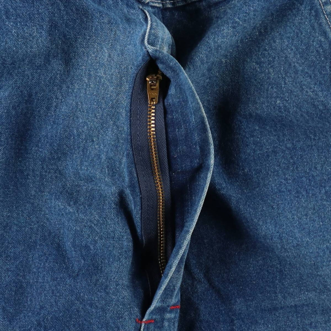 Dickies denim overalls for men, equivalent to w36 unclear blue type Vintage Second Hand