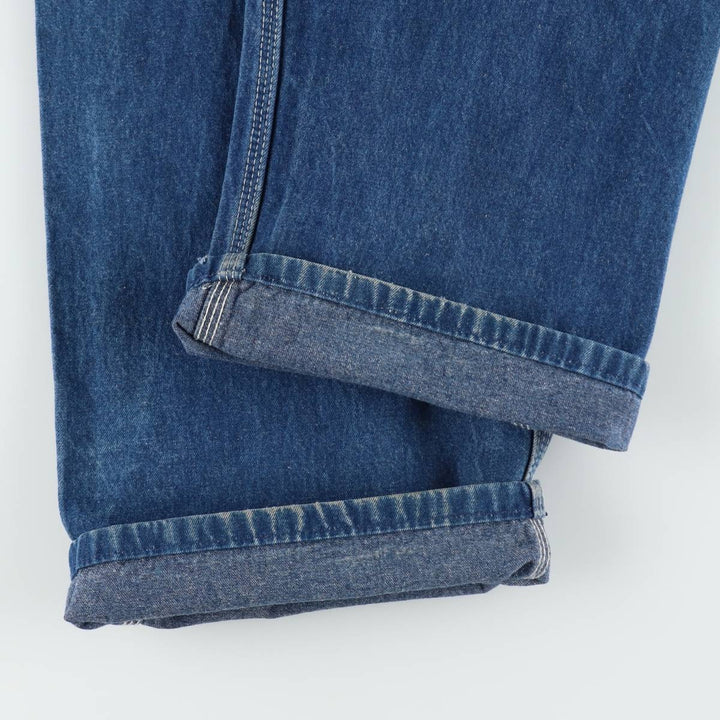 Dickies denim overalls for men, equivalent to w36 unclear blue type Vintage Second Hand