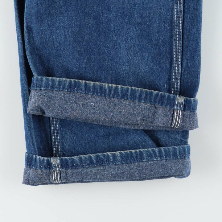 Dickies denim overalls for men, equivalent to w36 unclear blue type Vintage Second Hand
