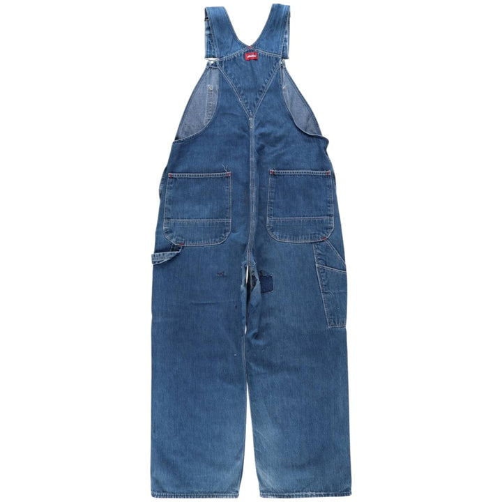 Vintage 80s-90'S Dickies denim overalls, men's size W37 cotton blue type Vintage Second Hand
