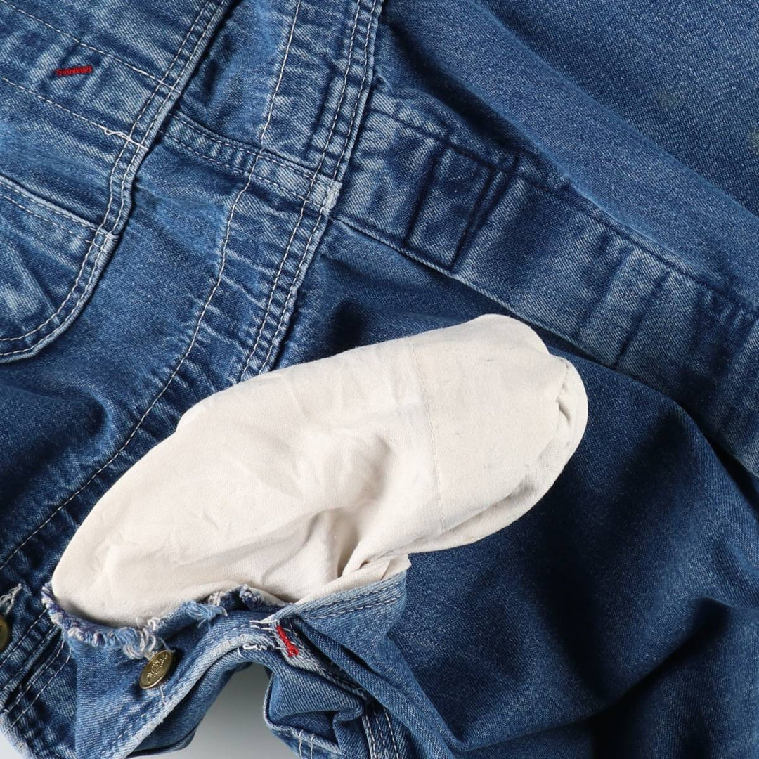 Vintage 80s-90'S Dickies denim overalls, men's size W37 cotton blue type Vintage Second Hand