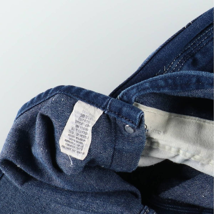 Sears denim overalls, men's size W36 (approx.), vintage. cotton blue type Vintage Second Hand