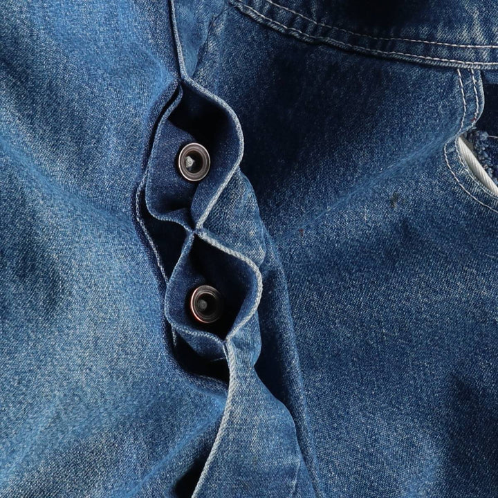 Dickies denim overalls for men, equivalent to w37 cotton blue type Vintage Second Hand