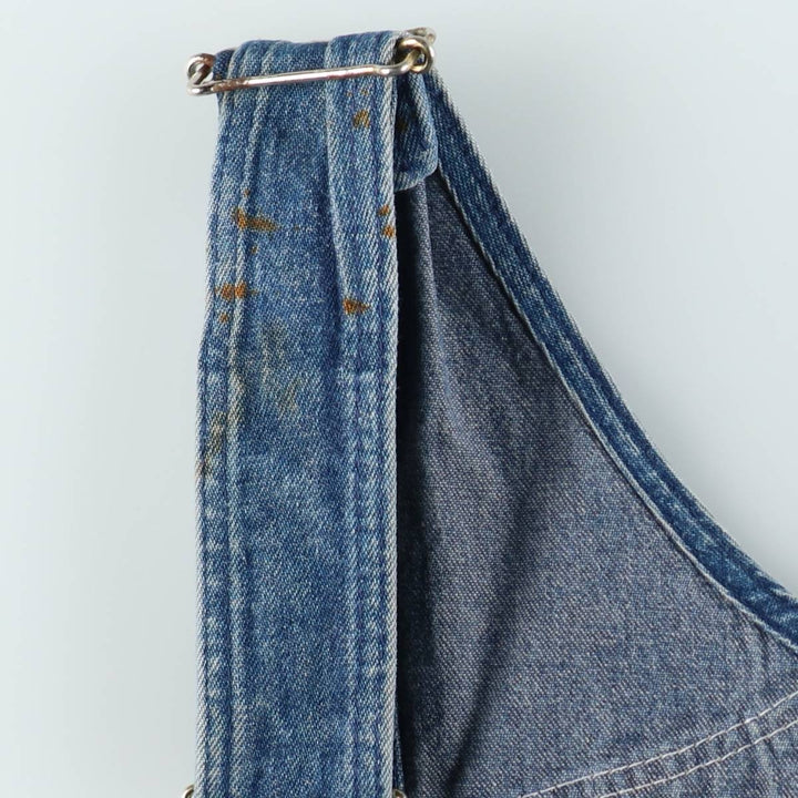 Dickies denim overalls for men, equivalent to w37 cotton blue type Vintage Second Hand