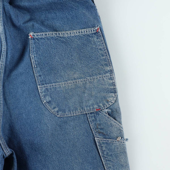 Dickies denim overalls for men, equivalent to w37 cotton blue type Vintage Second Hand