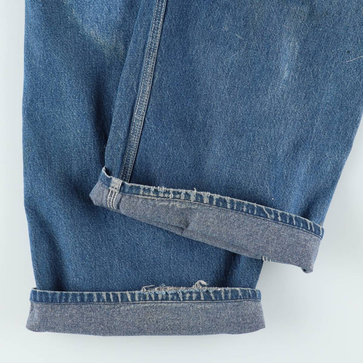 Dickies denim overalls for men, equivalent to w37 cotton blue type Vintage Second Hand