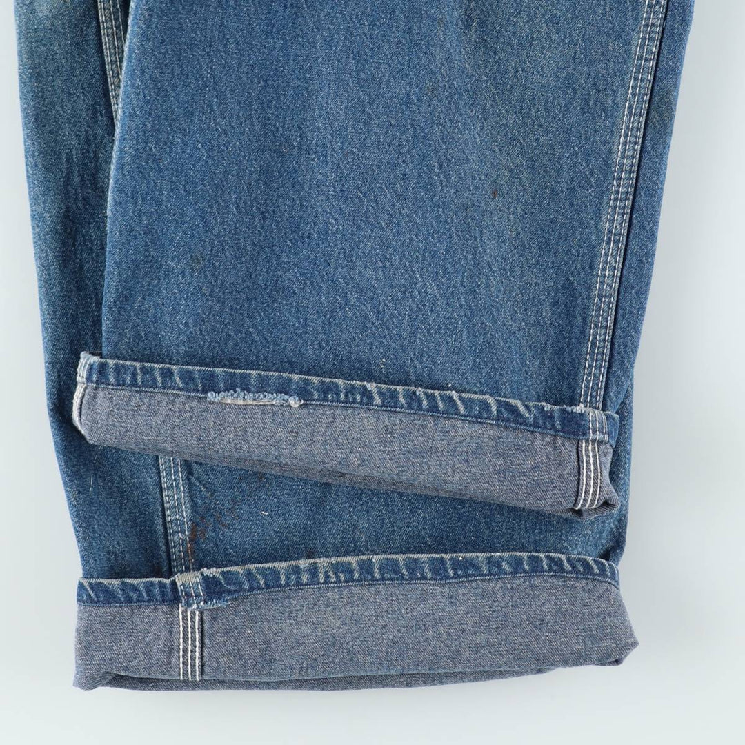 Dickies denim overalls for men, equivalent to w37 cotton blue type Vintage Second Hand