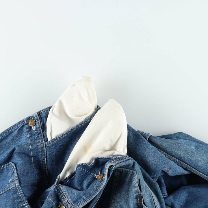 Dickies denim overalls for men, equivalent to w37 cotton blue type Vintage Second Hand