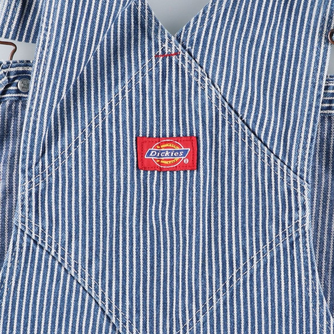 Dickies hickory stripe overalls, made in the USA, men's size W36 (approx.). cotton blue type Vintage Second Hand