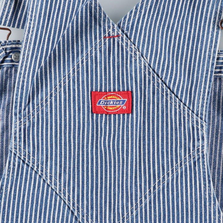 Dickies hickory stripe overalls, made in the USA, men's size W36 (approx.). cotton blue type Vintage Second Hand