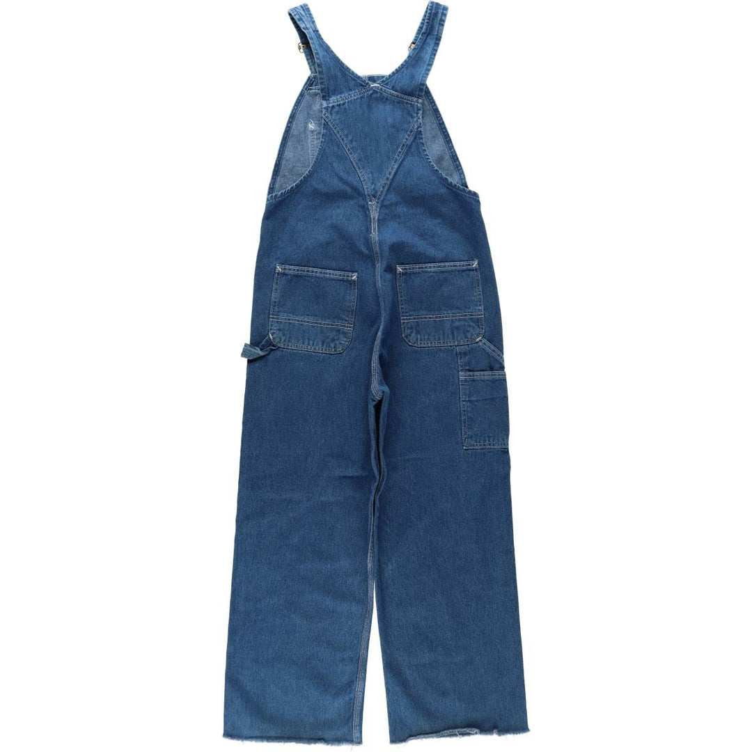 Carhartt Cut-off Denim Overalls, Men's Size W32 (approx.) unclear blue type Vintage Second Hand