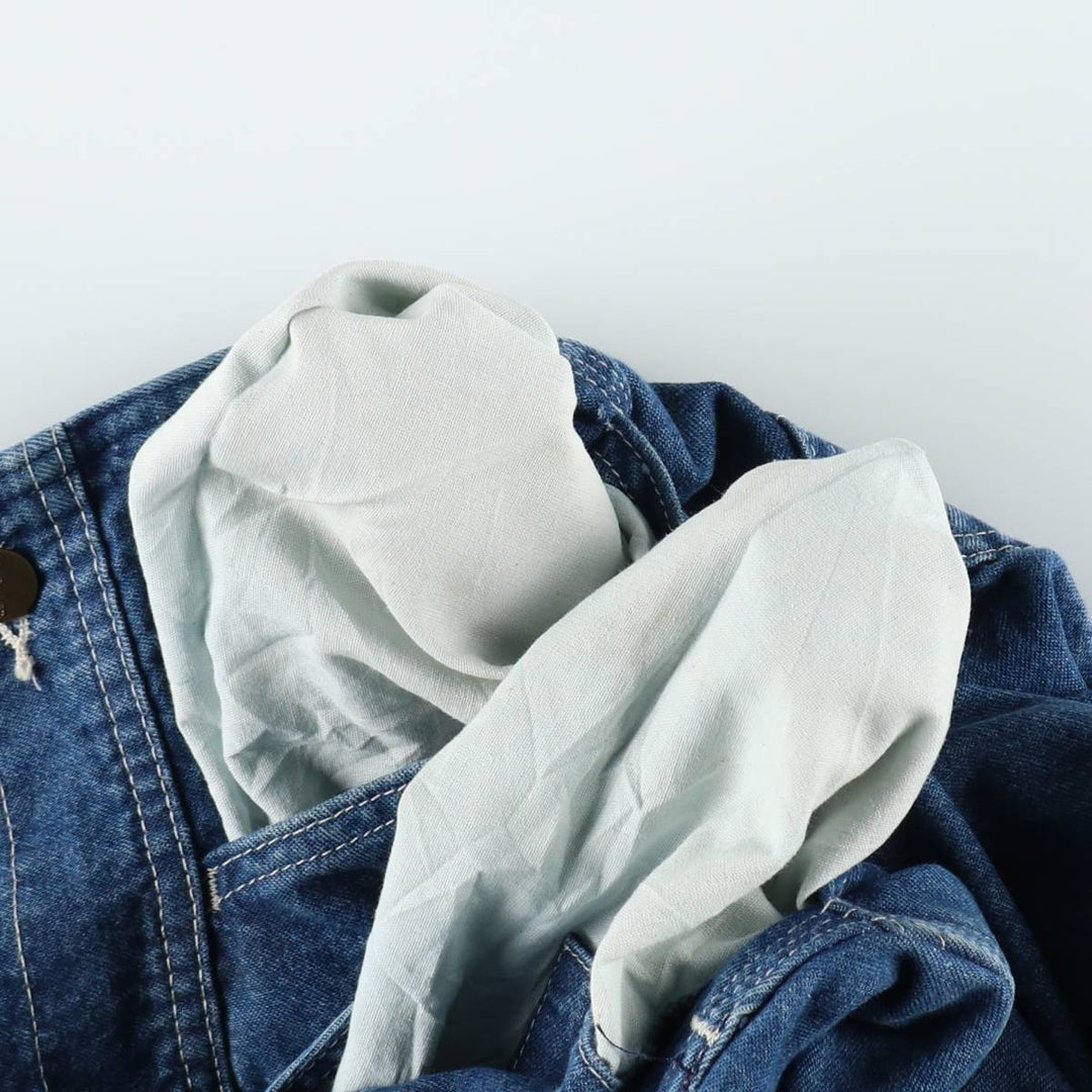 Carhartt Cut-off Denim Overalls, Men's Size W32 (approx.) unclear blue type Vintage Second Hand
