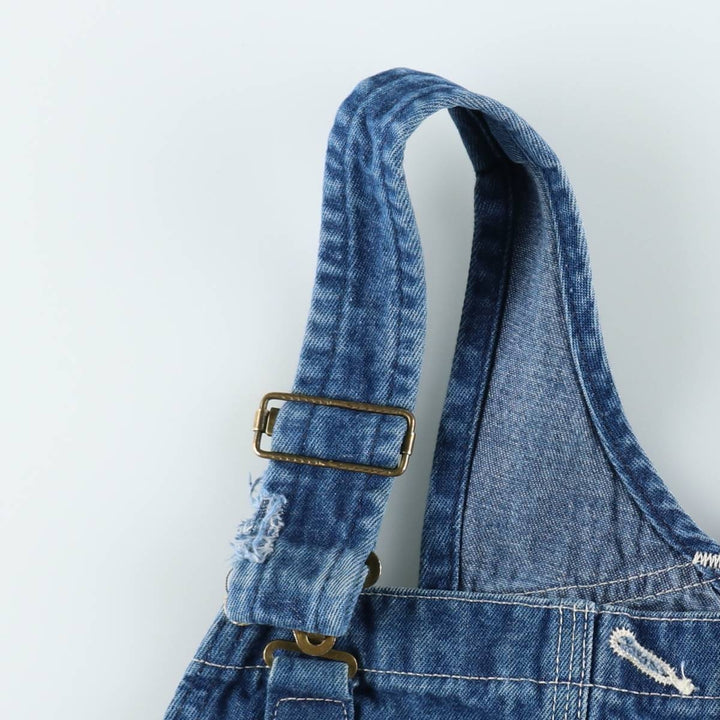 Carhartt Cut-off Denim Overalls, Men's Size W32 (approx.) unclear blue type Vintage Second Hand